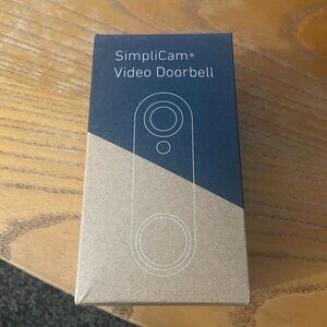 NEW SimpliSafe - Video Doorbell Pro - Wired - White